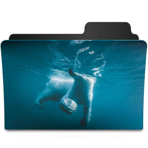 Underwater Icebaer Icon 512x512 png